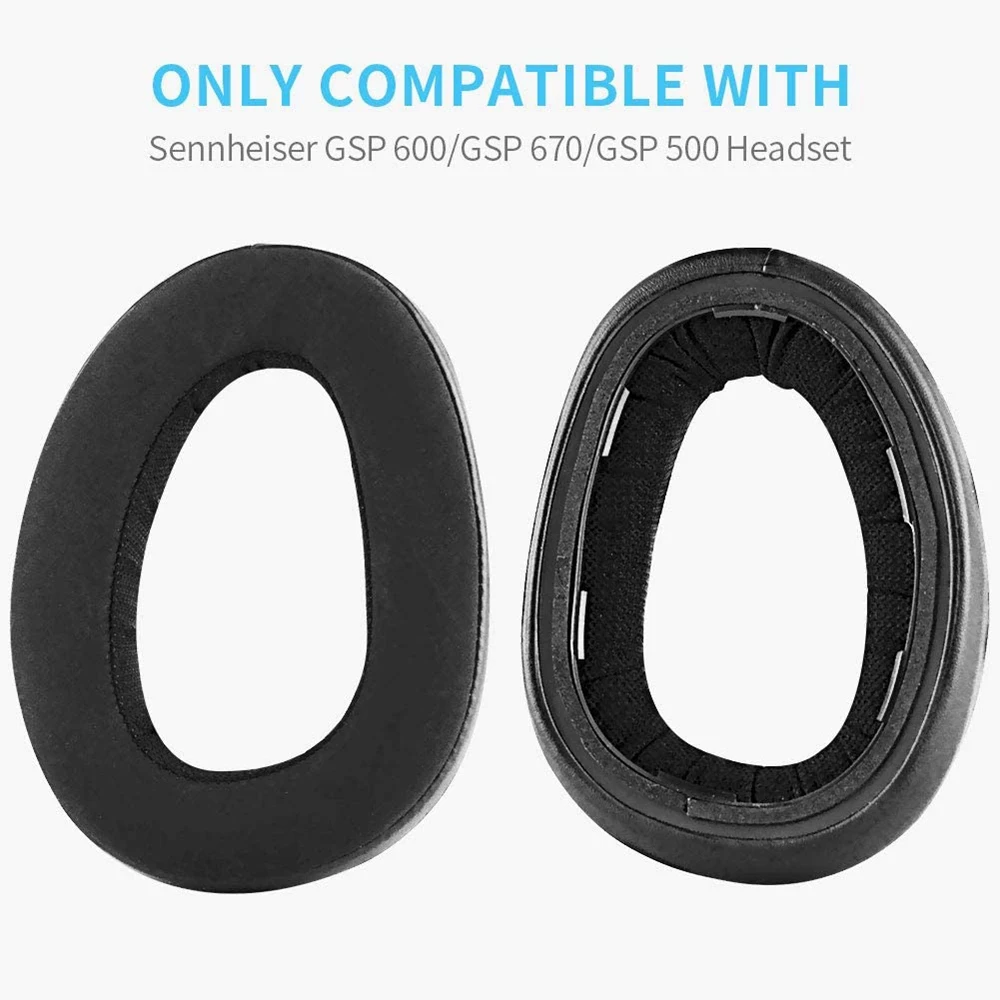 Ear Pads Cushions Headphones Replacement Parts Accessories for Sennheiser GSP 670 GSP 500 GSP 600 Gaming Headset