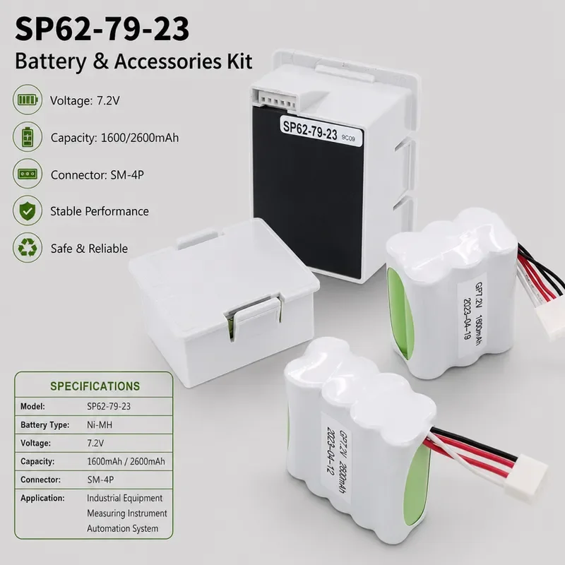 for American X-Rite SP60 62 64 Colorimeter Rechargeable Battery Pack SP62-79-23 Replacement Power Supply Unit