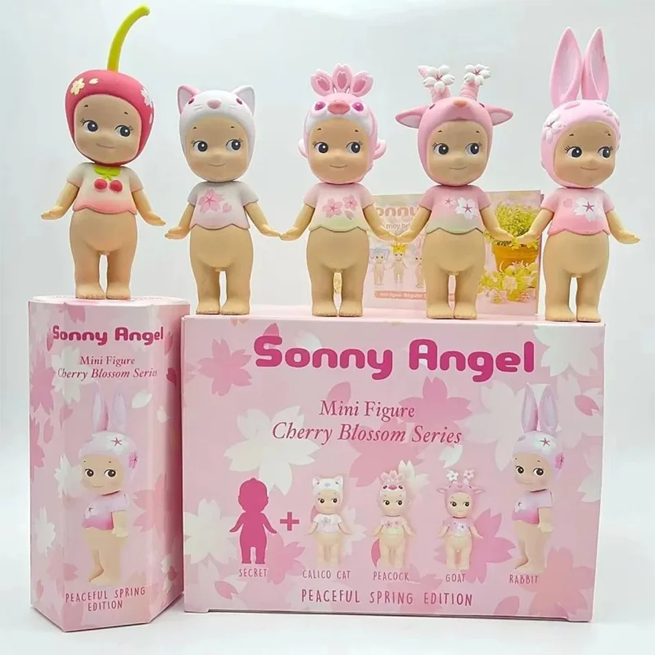 

Sonny Angel Mini Figure Cherry Blossom Series Blind Box Anime Figures Ornaments Cute Dolls Fans Anime Birthday Gift Toys