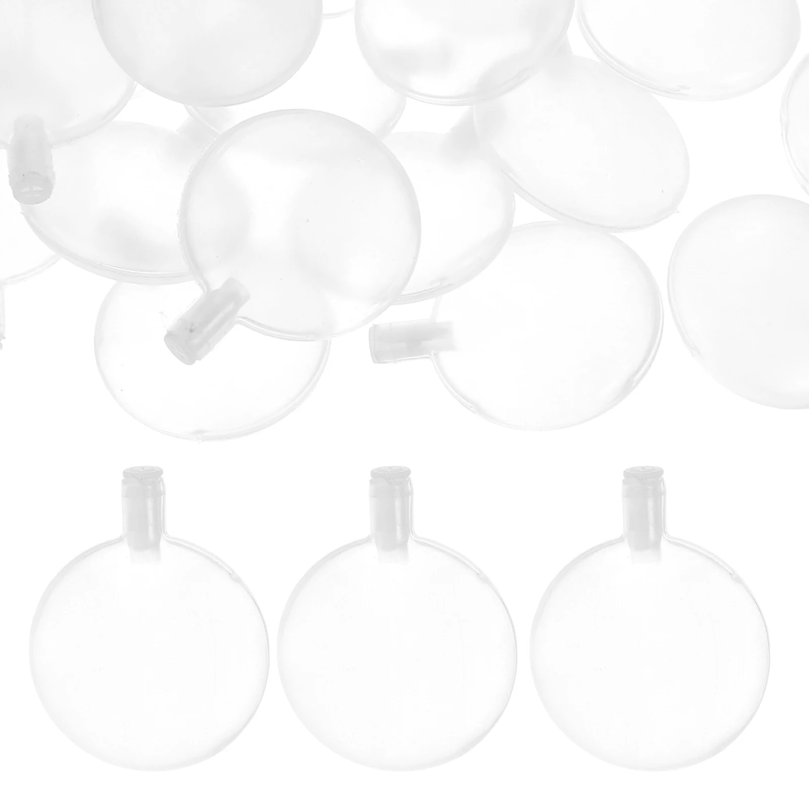 50Pack Dog Noise Maker Squeakers Transparent Design DIY Repair Replacement Insert Pet Squeaky Sound Accessories for Interactive