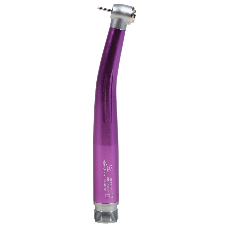 

Purple vibration free autoclavable waterproof Single water spray Standard head high speed den tal turbine handpiece