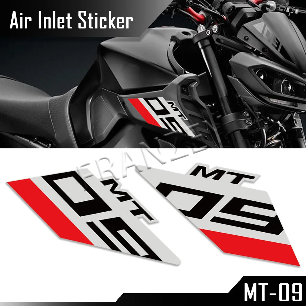 MT09 Sticker Air Inlet Decals Intake Scoop Logo Accessories For YAMAHA MT-09 MT 09 MT-09SP 2019 2018 2017 2016 2015 2014