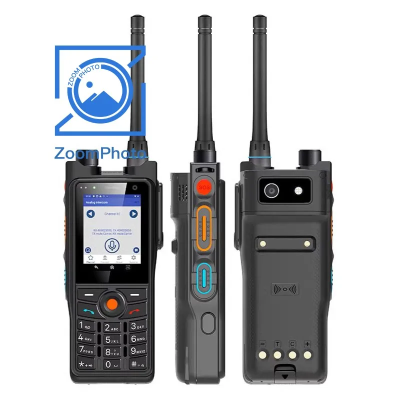 HamGeek HG36 POC Radio Supports Digital Analog Modes 3G+32G Smart Handheld Transceiver POC/PTT/DMR/PDT Walkie Talkie for Zello