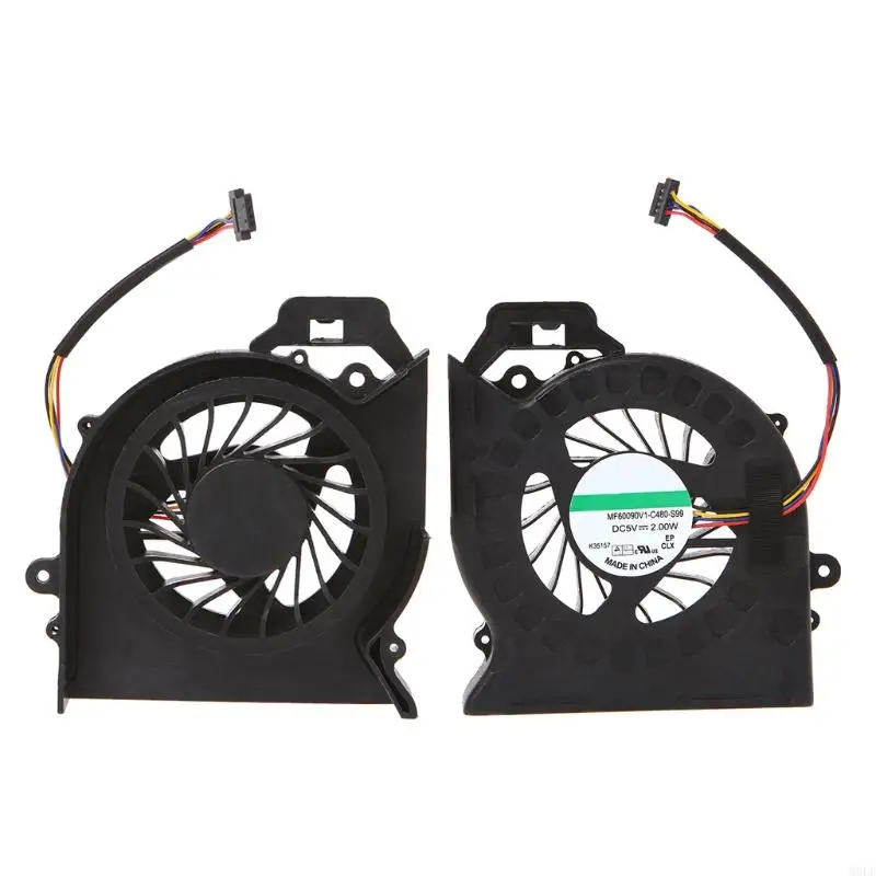 

MOLF Replacement Laptop Cooling Fan 5V 0.4A 4 pin 4-wire Radiator for HP DV5