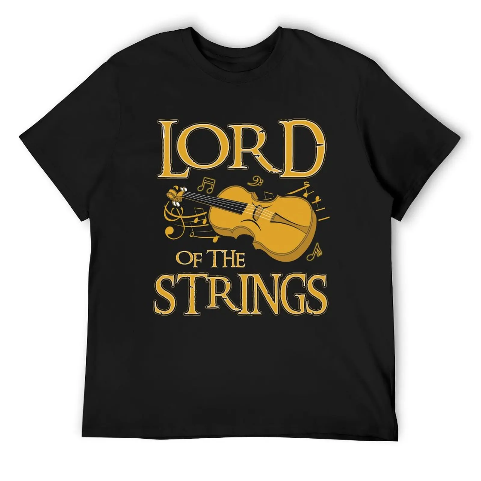 

Lord Of The Strings Violin T-Shirt shirts graphic clothes summer shirt mens cotton t shirts