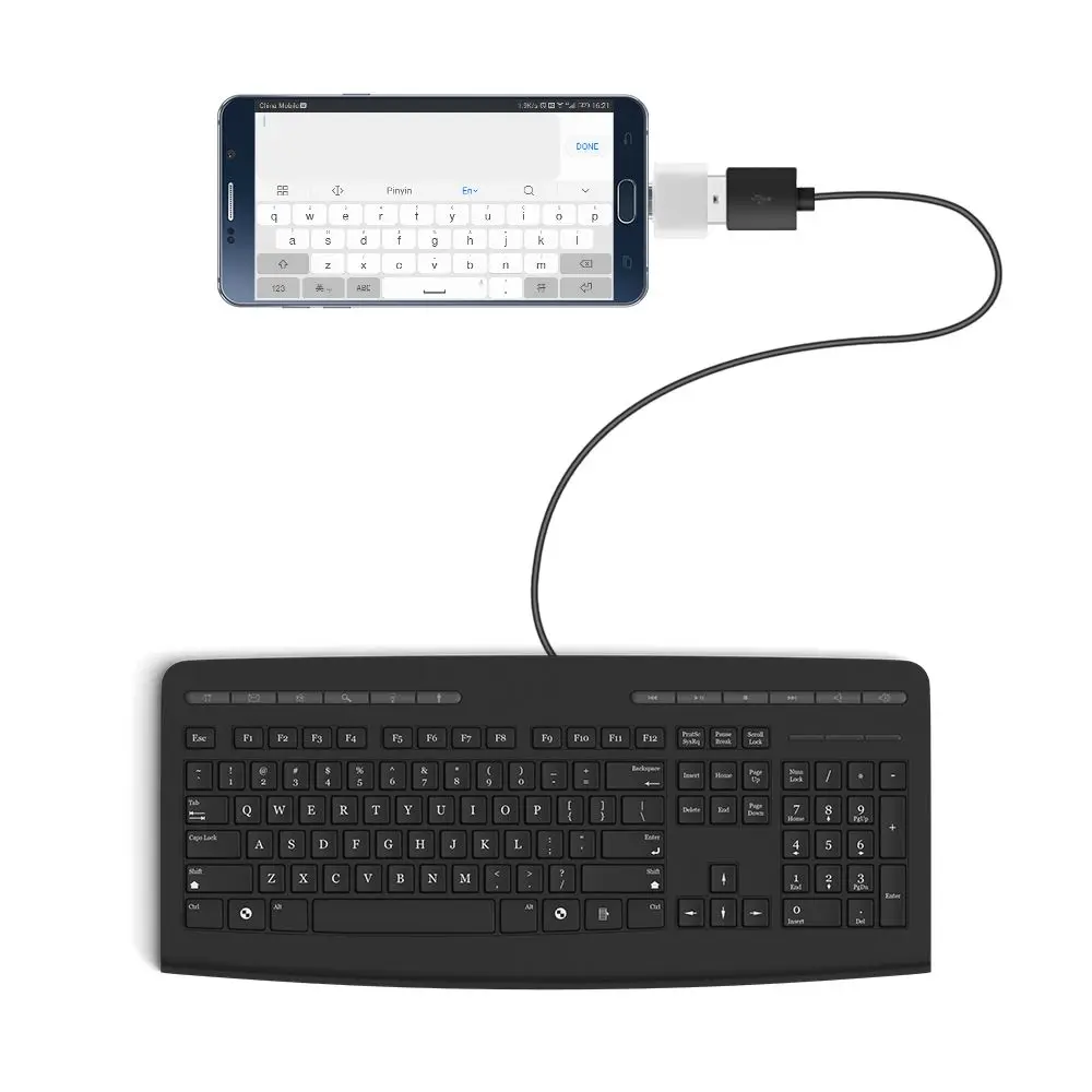 Universal para PC Tablet Android OTG Tipo-C Adaptador Conversor de Conector