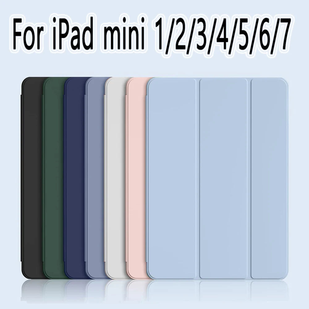 

for iPad mini 7 Case A17 Pro, for iPad mini 7th/6th Generation Case 2024/2021 8.3 Inch, Magnetic Flip Smart Cover Soft Shell