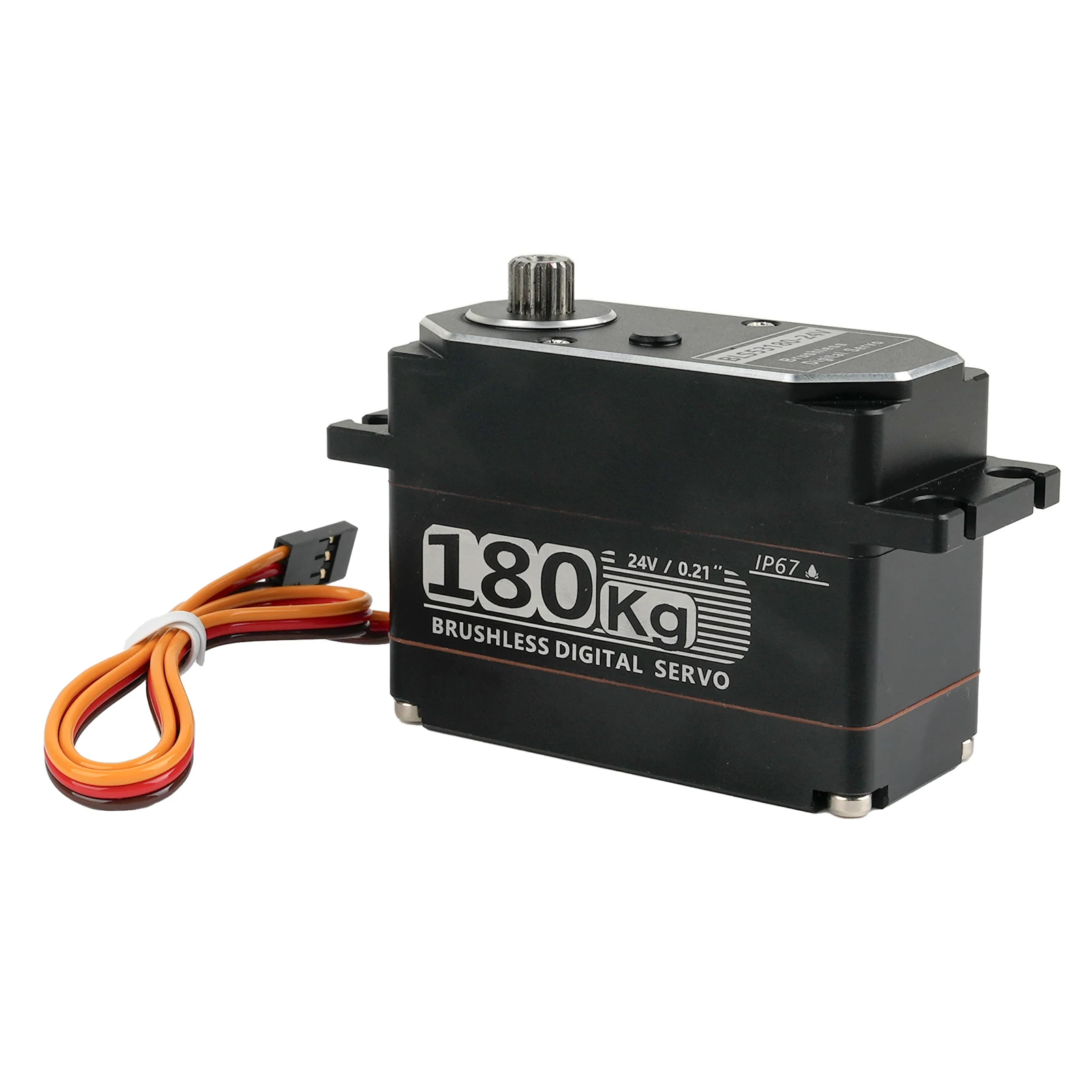 Servo numérique sans balais 180KG, 24V, engrenage métallique à couple élevé, étanche IP65, pour voiture 1/5 RC Baja 5B SS Redcat HPI LOSI XL 5T