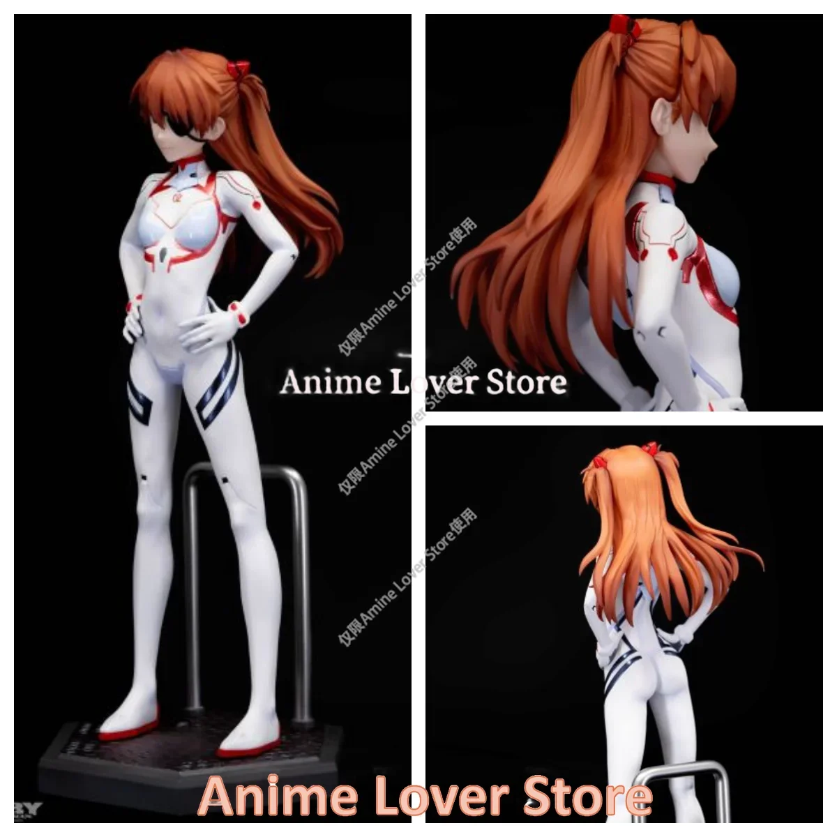 Original SeGa Evangelion Luminasta Anime Figure Asuka Ayanami Rei Makinami Mari Illust Collectible Model Ornaments