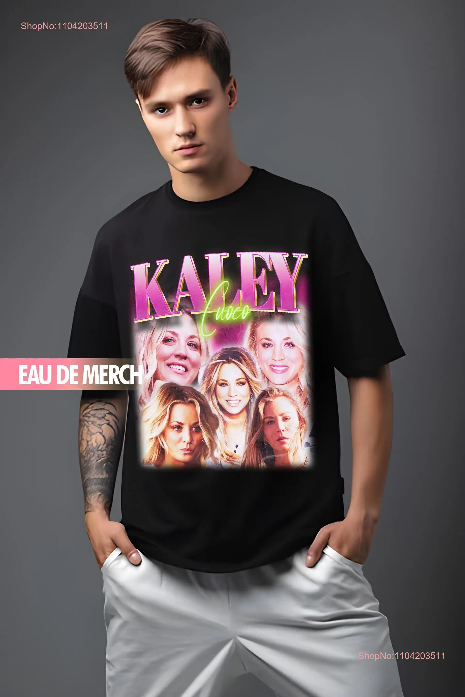 

KALEY CUOCO TEES Vintage T Shirt 90s Tribute Merch Fans Funny long or short sleeves