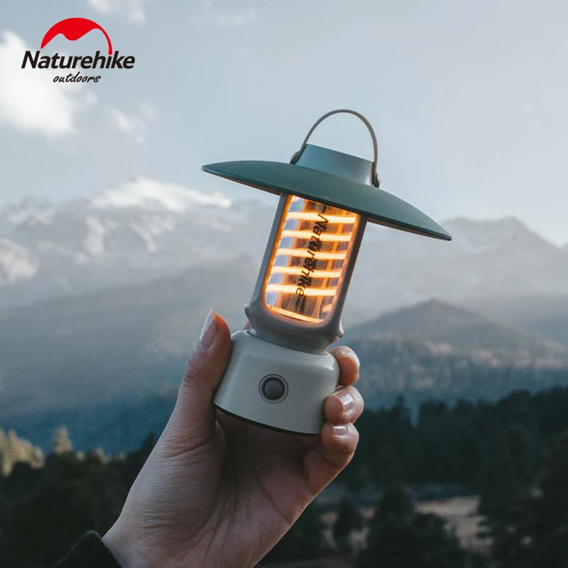 Naturehike Retro Lantern Mini Flashlight Outdoor Light Camping Lamp Multifunctional Night Lighting Tool Ultralight Waterproof