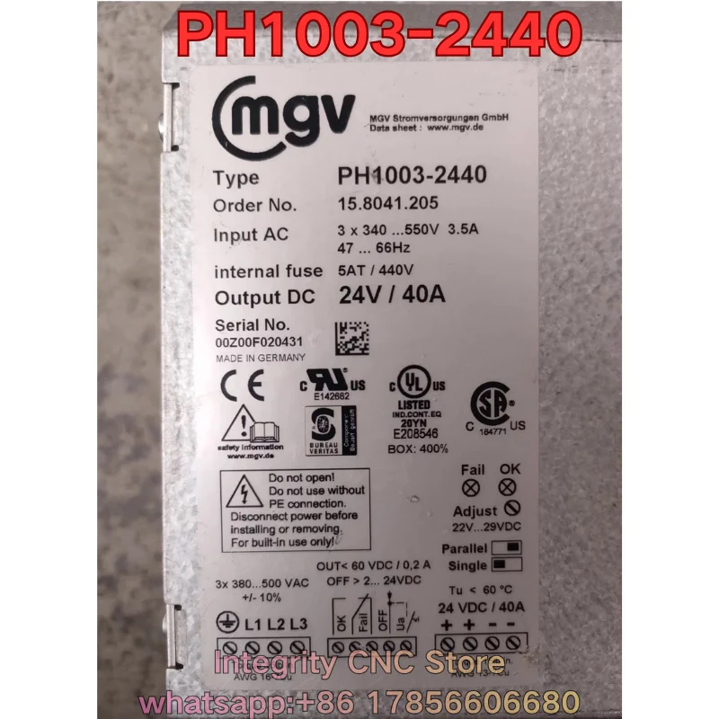 Second-hand PH1003-2440 PH30-1202 PLC module function test is normal