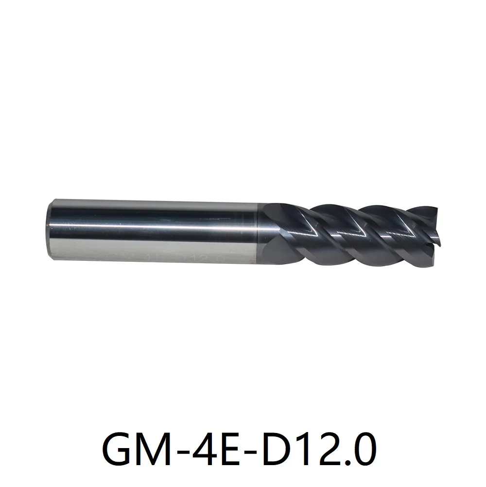 ZCC GM-4E-D12.0 Твердосплавное фрезерование серии GM Концевая фреза Полуобработка GM-4E