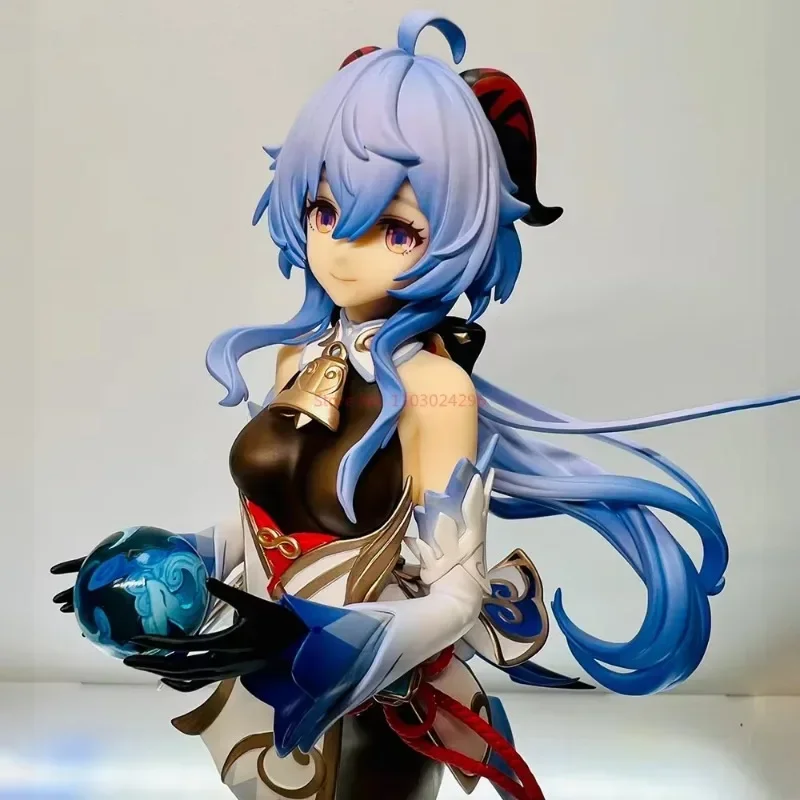 Genshin Impact Spiel Ganyu 23 cm Anime Action Figure Uhr Der Mond Shouyue Modell Sammlung Puppe Spielzeug Desktop dekoration Geschenke