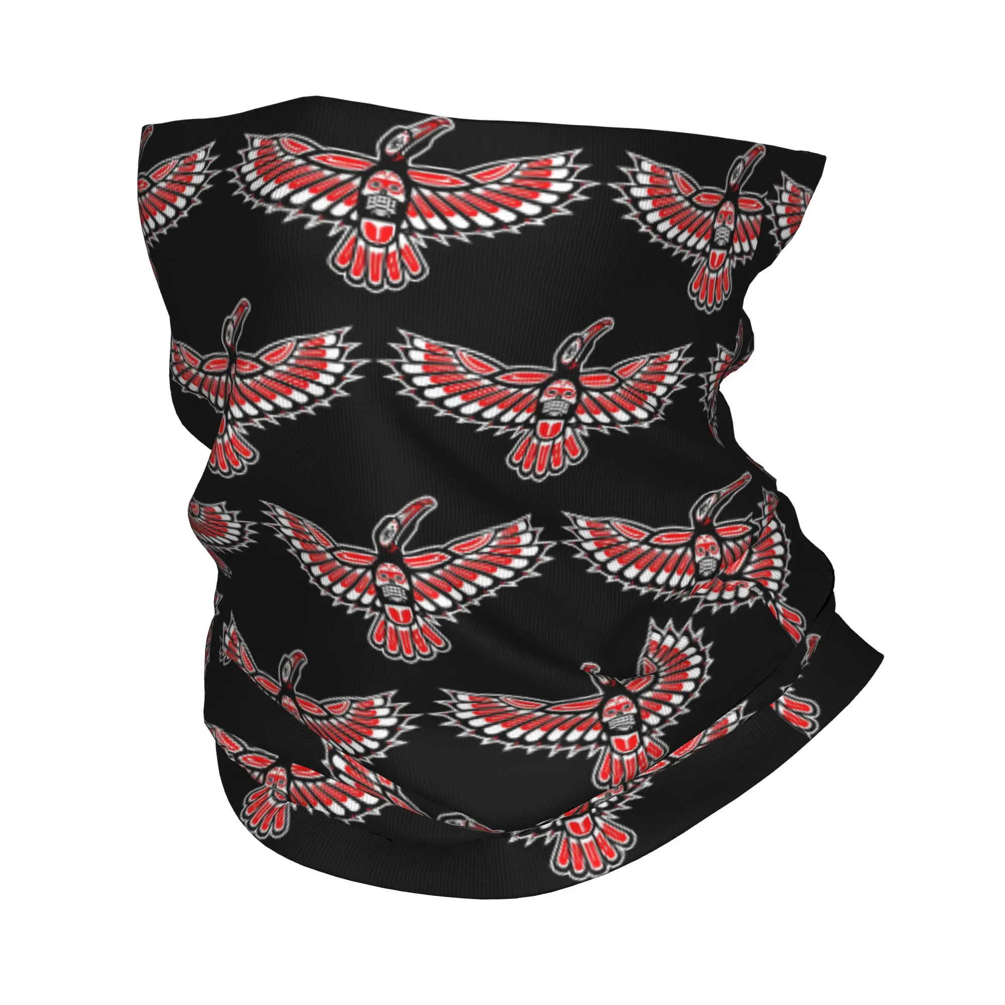 

Tribal Crow Bandana Neck Cover Printed Wrap Scarf Multifunction Balaclava Running Unisex Adult
