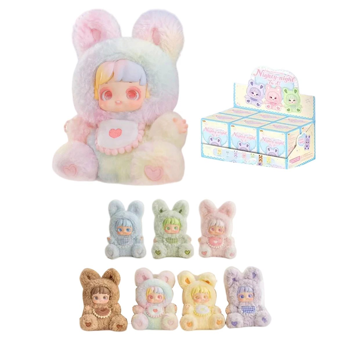 HIPLAY JOTOYS Miana Nighty-night To U PVC Plush Series Set Blind Box Figure