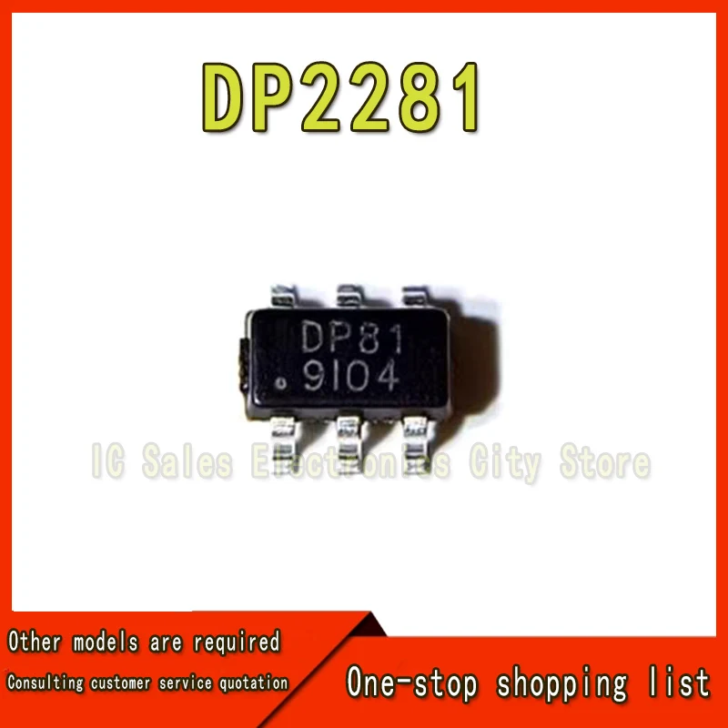 (10 Stuks) 100% Nieuwe Dp2281 Dp81 SOT23-6 Chipset