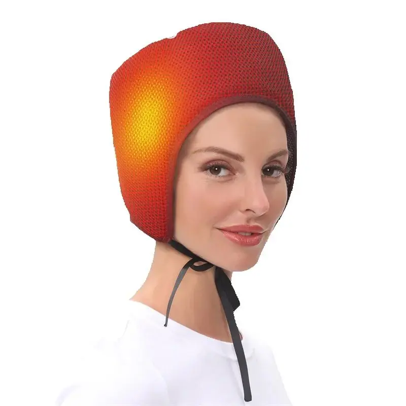 

Full-Wrap Electric Heated Head Massager 3 Heating Modes Migraine Relief Ear Cold Protection Pressure Release Sleep Aid Unisex