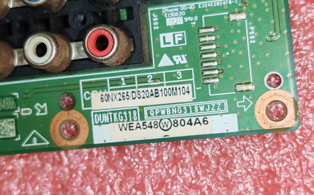 Placa base de TV QPWBNG318WJZZ 60NX265 DUNTKG318, foto física bien probada