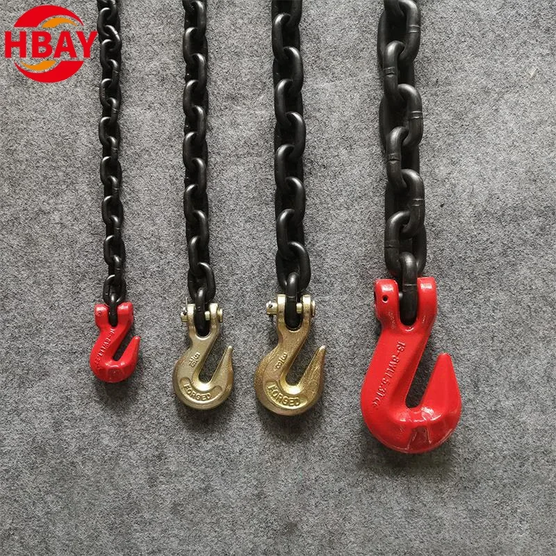 Rigging Hardware G70 Yellow Galvanized Transport Towing Chain For Lifting Cargo Control