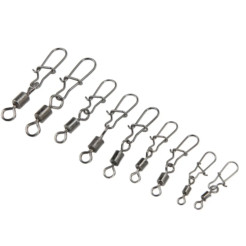 Esmerillones de pesca giratorios cobre acero inoxidable lubina