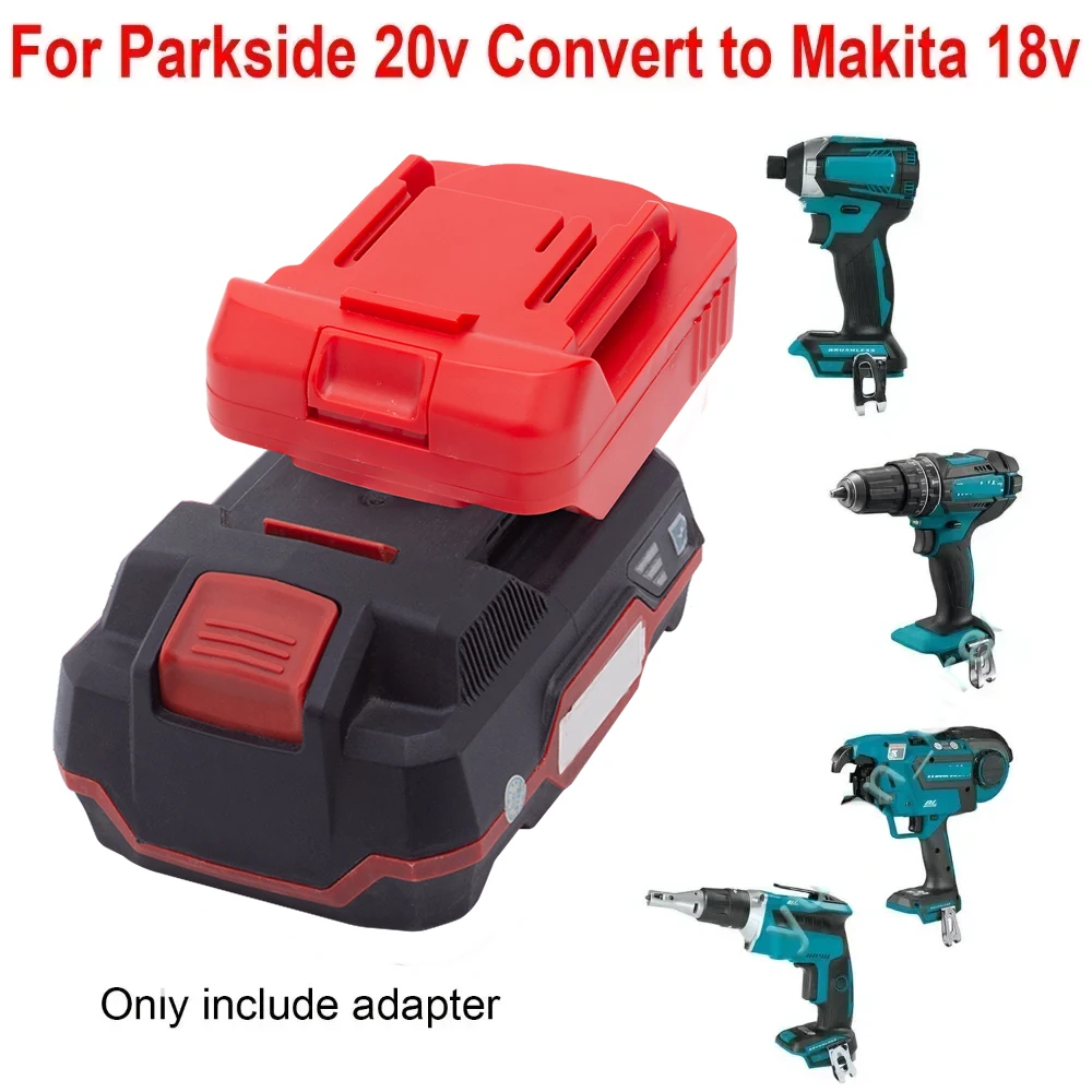 Li-ion Adaptador de Bateria Li-ion Adaptador de Bateria para Makita 18v bl Ferramentas sem Fio Não Incluem Ferramentas e Bateria para Li-ion Parkside X20v Equipe