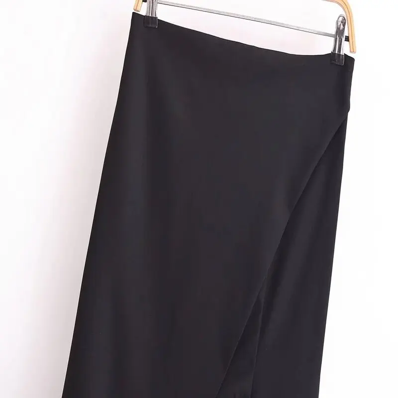 

Asymmetric Midi Skirt 2024 Autumn Winter New Women's Design Sense mid Waist f Body Skirt Versatile mid Length Other Materi...