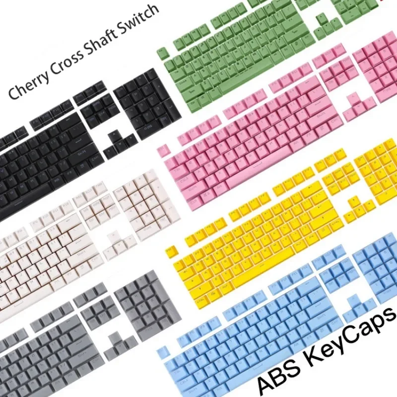 

ABS Translucent Keycaps 113 Keys OME Height Two-color Injection Molding 980K Mechanical Keyboard MX Switch Gaming Keyboard Caps