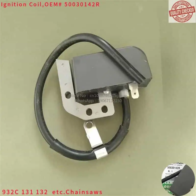 

Ignition Coil 50030142R for EMAK OLEO-MAC 931 932 EFCO 131 132 30cc 1.2KW 12 Inch Chainsaw Ignitor Magneto Igniter