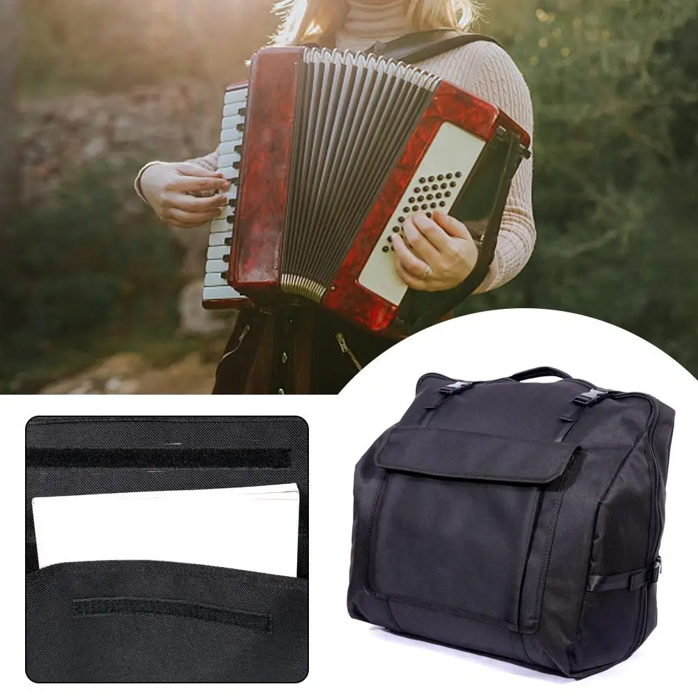 

1 Pcs Accordion Storage Shoulder Bag Universal 60/96/120 Accordion Double Echo Storage Partial Bag Shoulder Bass Accordion F1S8