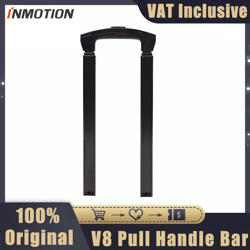 EU Stock Original Pull Handle Bar For INMOTION V8 V8F Electric Self Balance Scooter Unicycle Adjustable V8S Pull Rod Handlebar