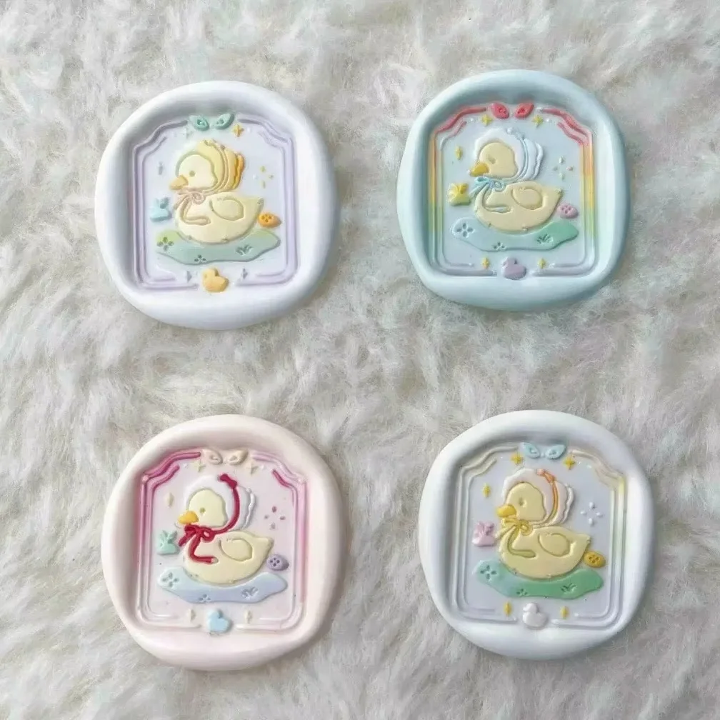 

Симпатичная медвежья печать для запечатывания конвертов и приглашений, серия «Послеобеденный чай», специальная рельефная латунная головка-штамп для рукоделия и DIY