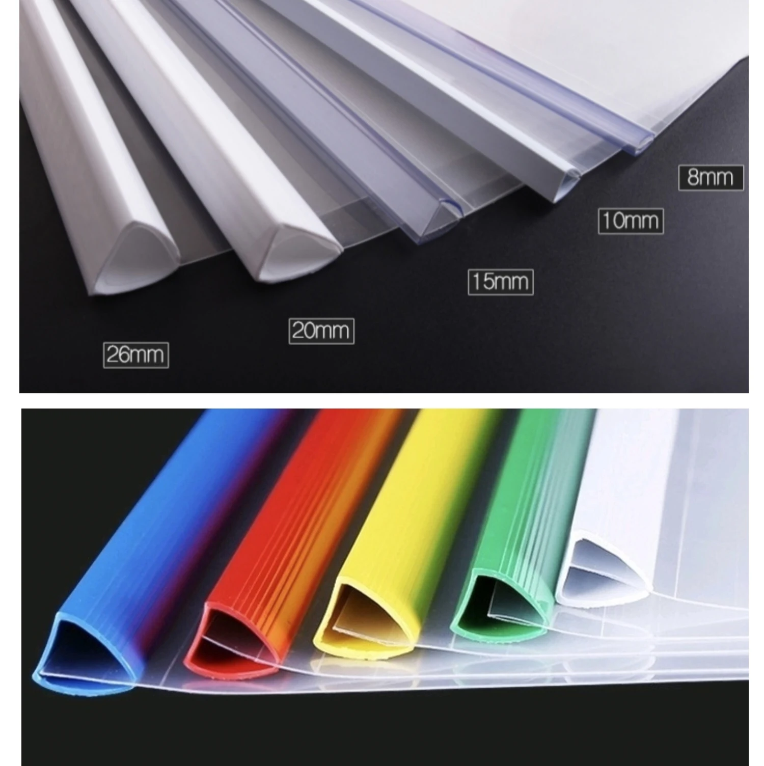 슬라이딩 바가 있는 Makeasy A4/A3 보고서 표지 A4 및 Letter 크기 용지 이력서 표지 프레젠테이션 폴더용 투명 보고서 표지