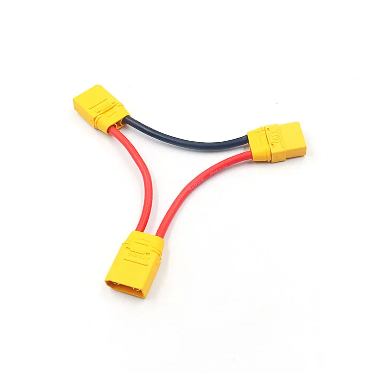 10 PCSAmass XT90 Connector Male to Female Series Adapter Wire 10AWG 100mm Battery Series Harness for RC Drone Lipo Batteries Cha