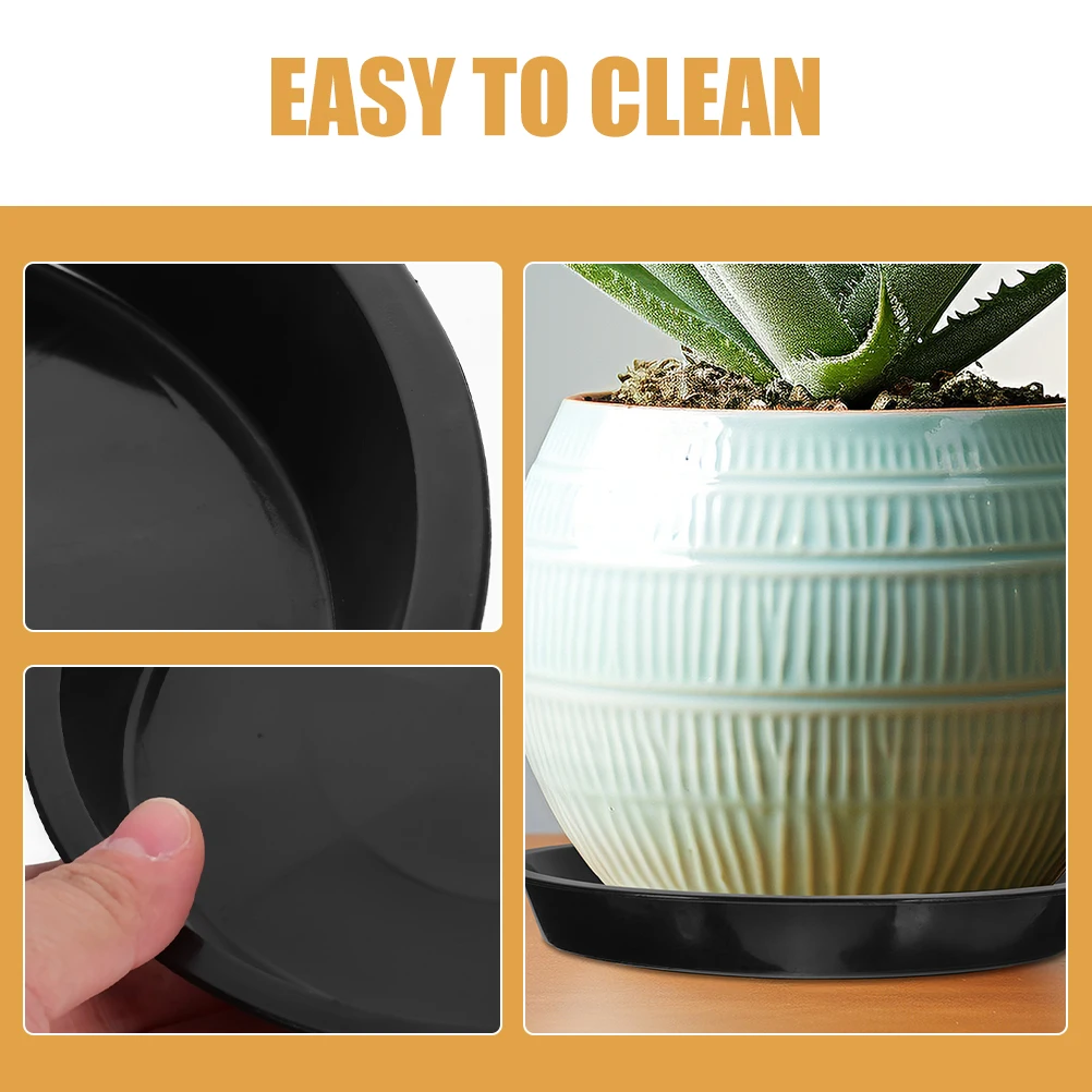 

10pcs Plant Plastic Flower Pot Base Durable Drainage For Plant Drip Tray Bonsai Tray Indoor Plants Bonsai Garden