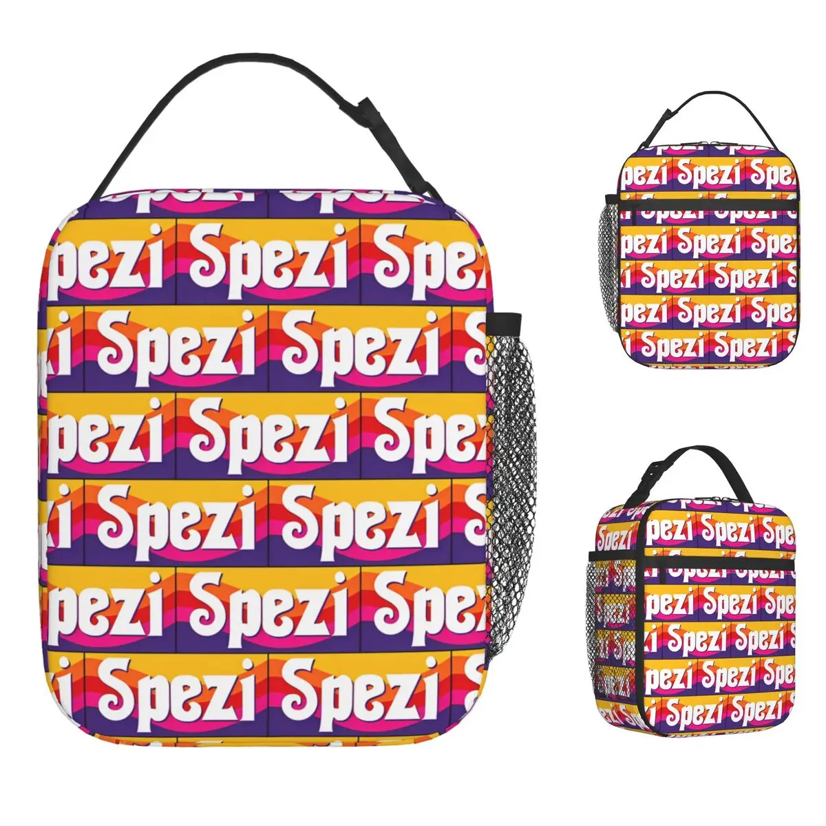 

Paulaner Spezi Logo Lunch Bag Office Lunch Box For Unisex Fun Thermal Tote Handbags Waterproof Portable Insulated Cooler Bag