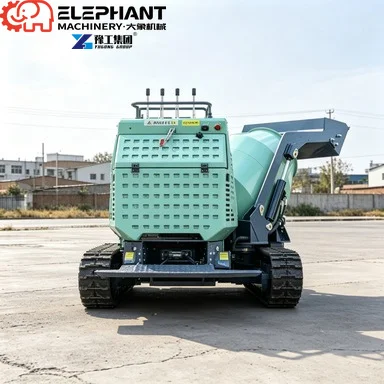 Mini Concrete Mixer 260L Electric Portable Cement Mixing Drum Easy Operation For Construction Site