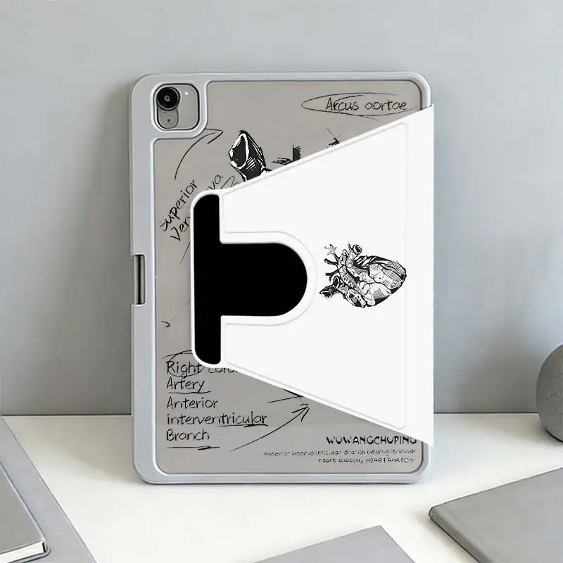 360° Rotate Tri-Fold Smart Case For IPad Mini6 8.3 Pro 10.5 Pro11 iPad 10.2 7/8/9 4/5 10.9 10th iPad A16 2025 11 Air11/13