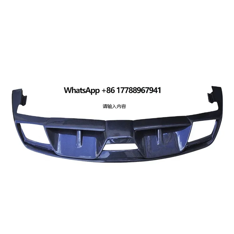 

Carbon Fiber Rear Bumper Diffuser Two Side Two Tips Style Fit for Ford Mustang 2006-2013