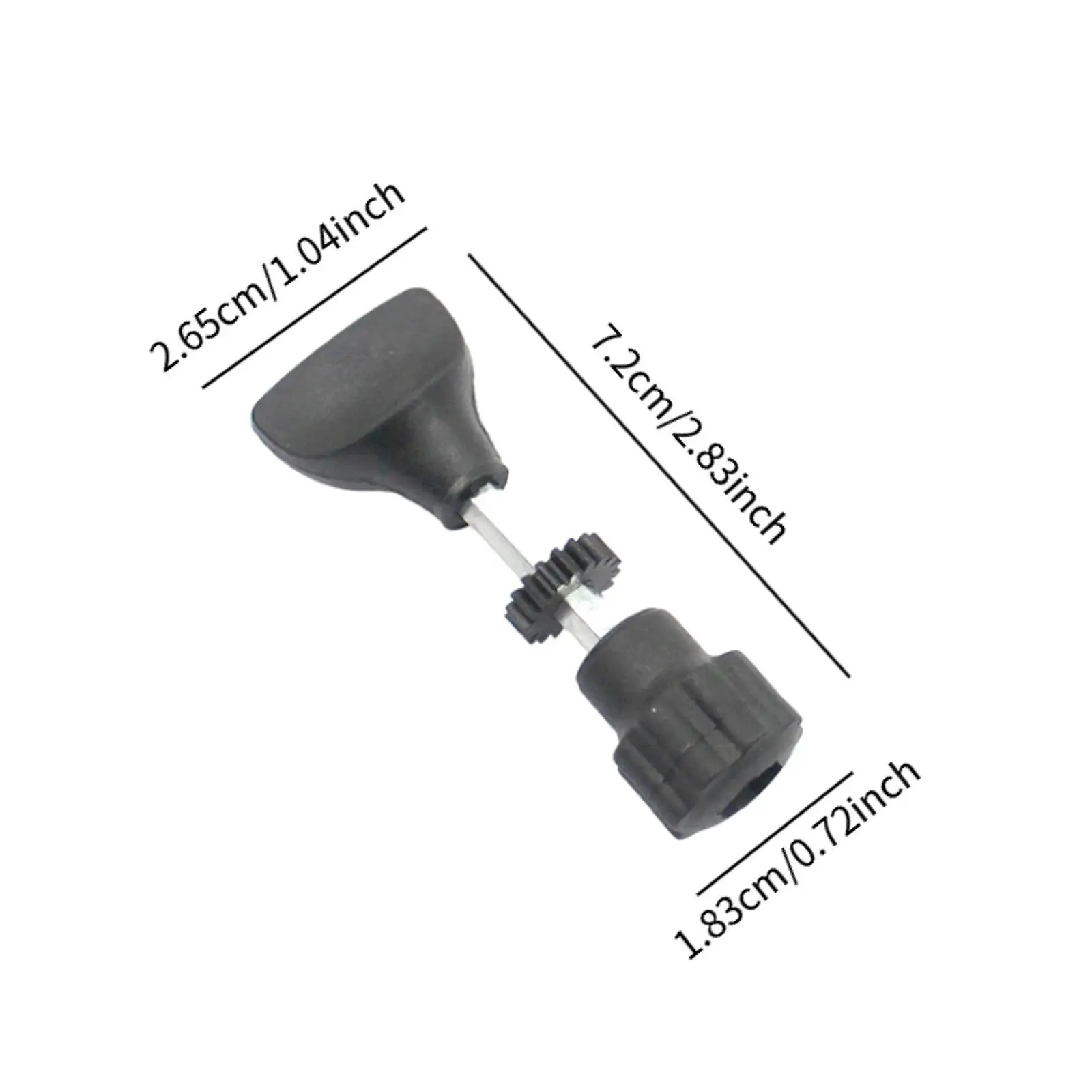 2-6pack Trimmer Router Transparent Base Screw Easy to Install Professional
