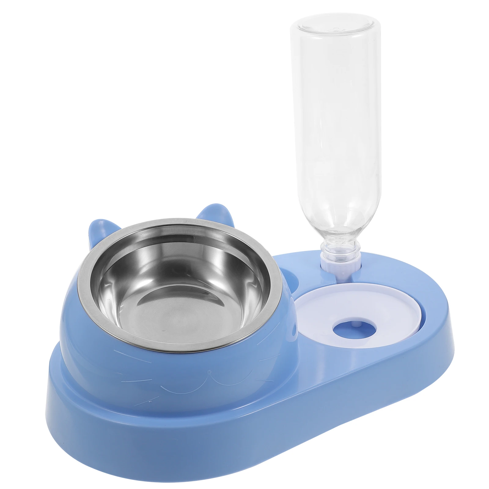 

Automatic Cat Dog Water Food Dispenser Plastic Pet Feeder Durable Drinking Bowl for Pets Stylish Design Compatible with