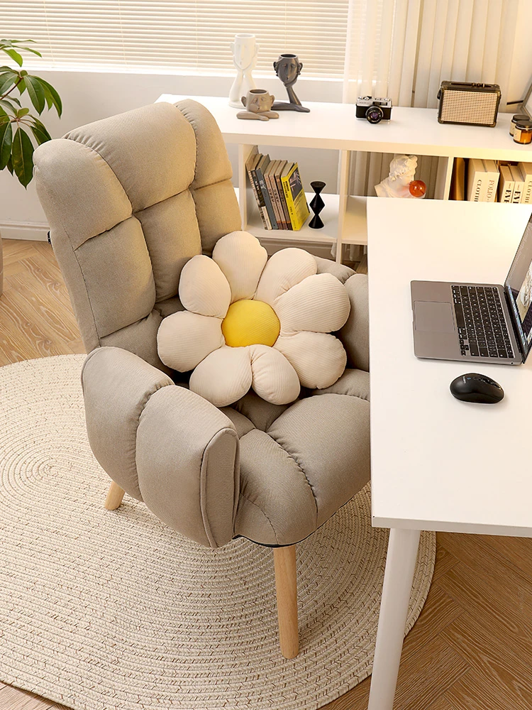 Long sitting, comfortable single person sofa chair, office chair, backrest chair, bedroom lazy person chair, study chair