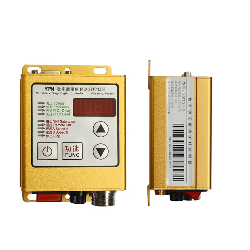 Digital Voltage Regulator Vibrating Tray Linear Feed Controller Speed Controller SDVC20-S Vibrating Tray Voltage Regulator