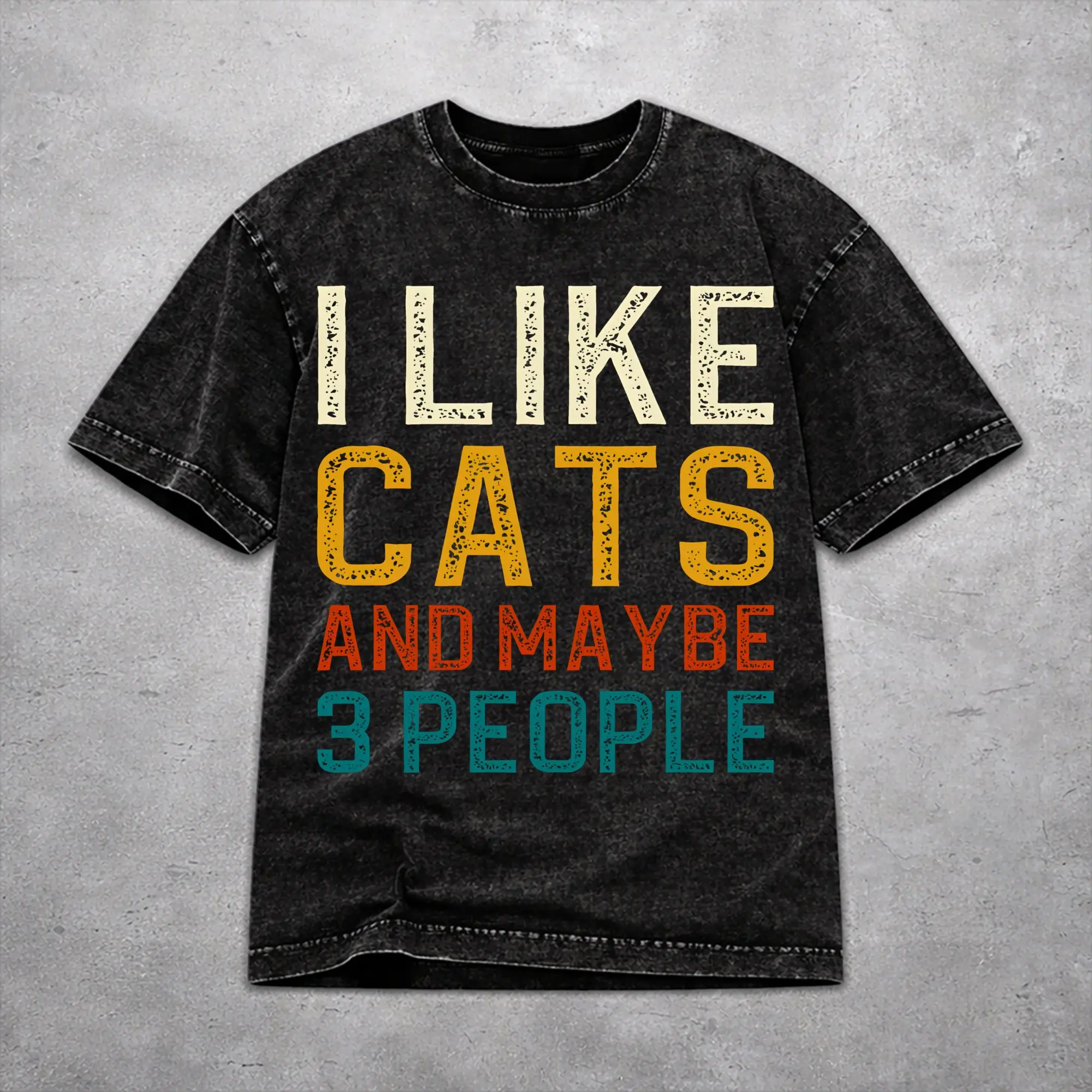 Fashion Men Women I Like Baseball And Maybe 3 People   Tee Shirt Oversize Washed  T Shirts Clothing