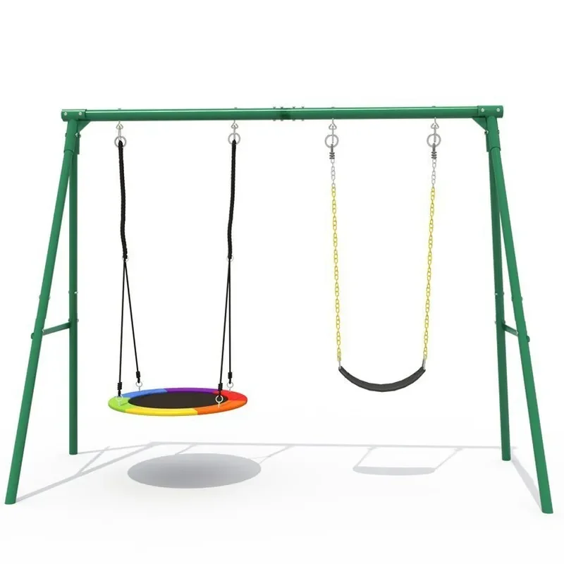 Amazon Double Toddler Outdoor Canvas Baby Swing Cushion Patio Swing Rack