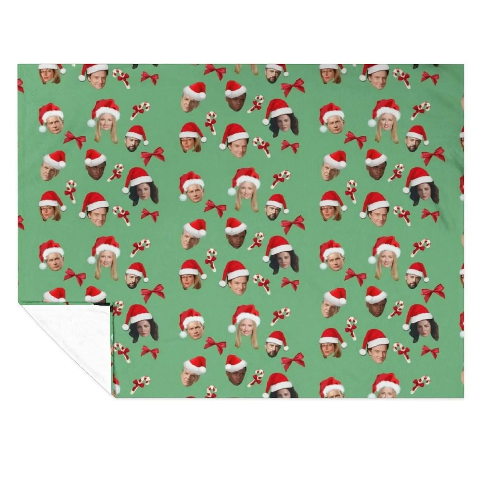 

West wing christmas pattern Throw Blanket Soft Extra Large Throw Summer Plaid on the sofa Blankets