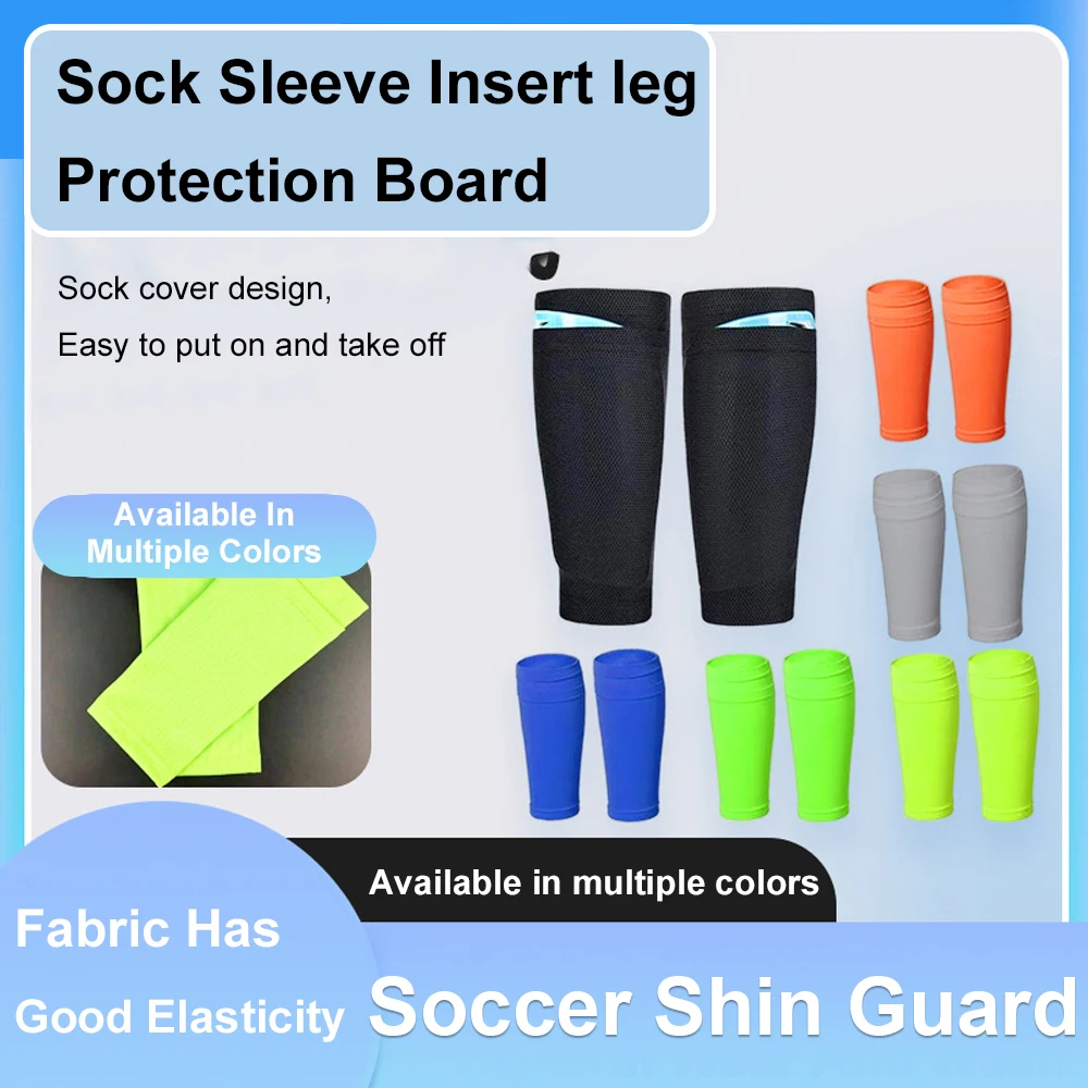 1Pair Soccer Shin Guard Football Crashproof Calf Protector Support Nylon Leg Sleeves Sock Training Leg Sleeves Sock Protection