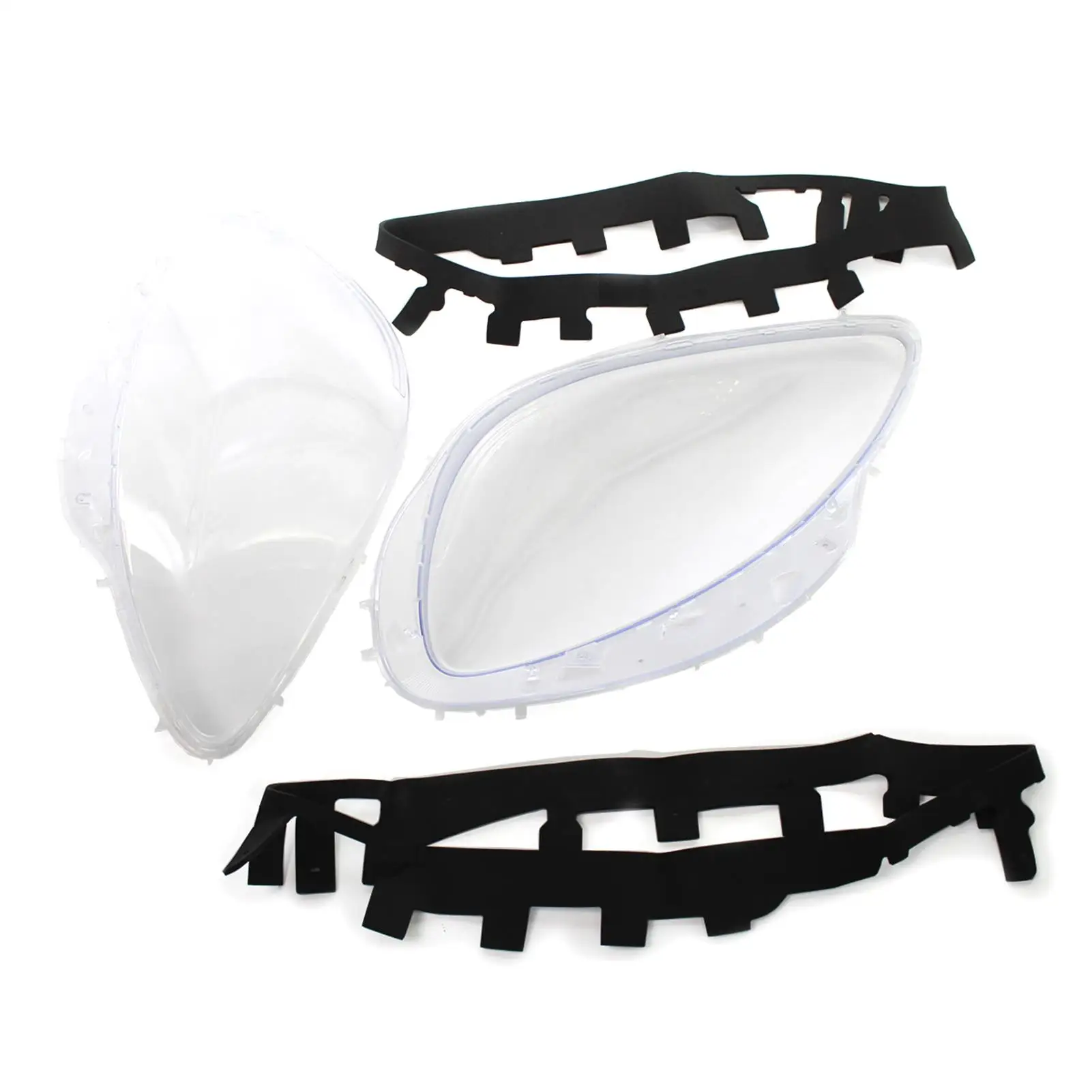 Headlight Lens Headlamp Lens Plastic Shell Headlight Assembly Replacement for corvette C6 2005-2013