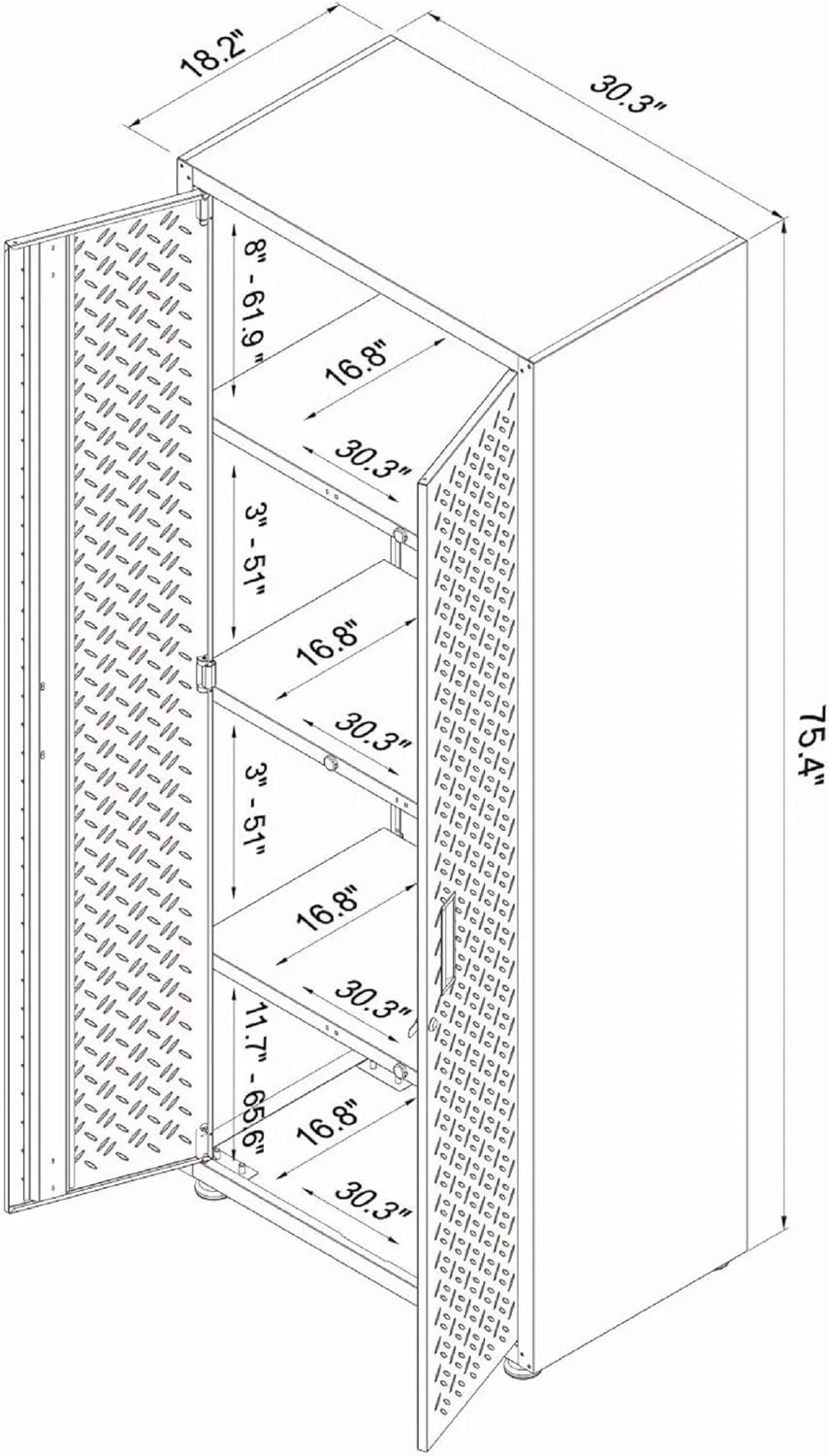 Vesting Staande Kast Opslag