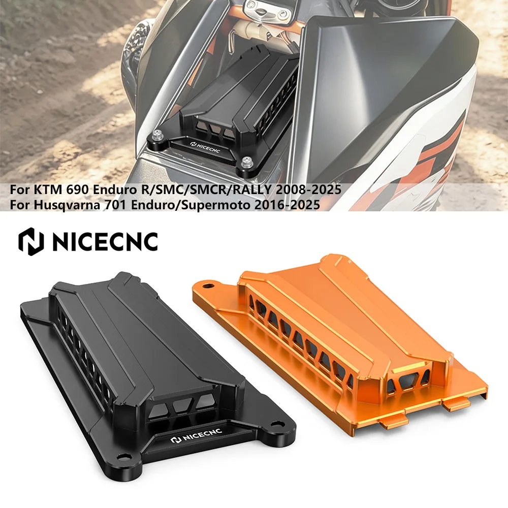 NICECNC Air Filter Box Cover For Husqvarna 701 Enduro Supermoto 2016-2025 For KTM 690 Enduro R SMC SMCR RALL GasGas700 SM/ES